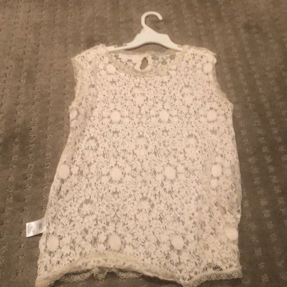 Lace tank top